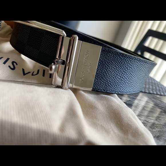 LV BELT DAMIER PRINT 40MM REVERSIBLE - Picture 4 of 8